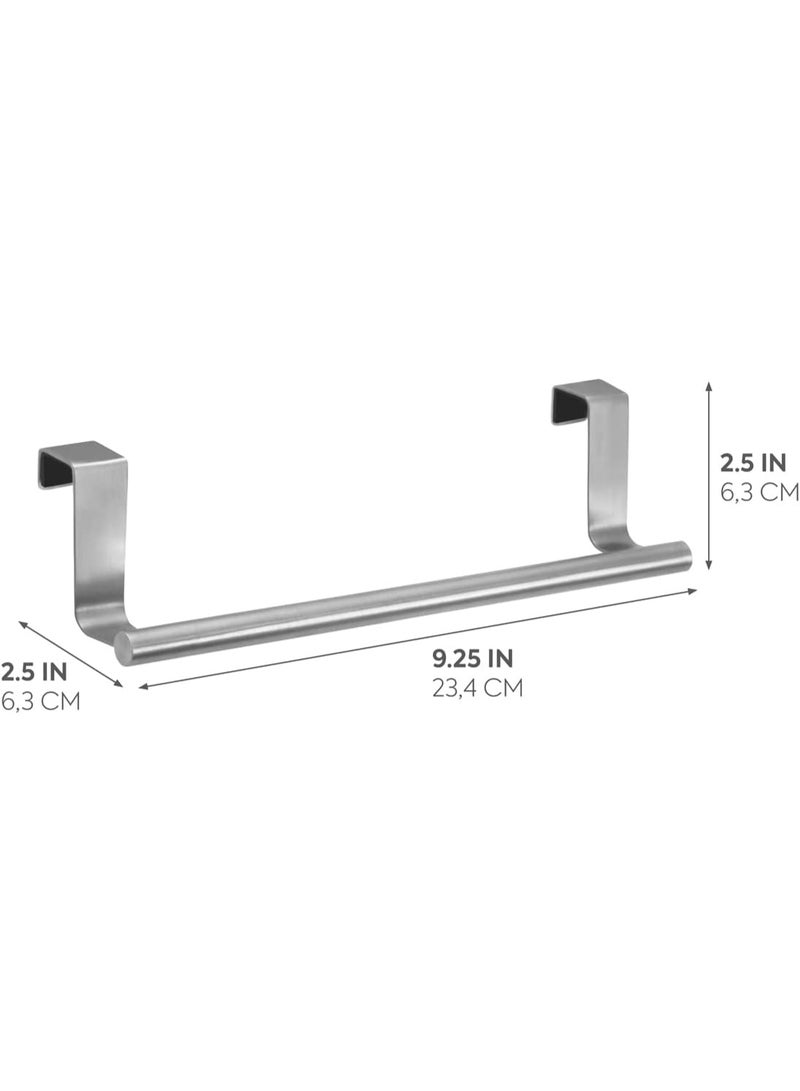 Stainless steel cabinet towel rack, towel and washcloth holder for bathroom and kitchen - Image 3